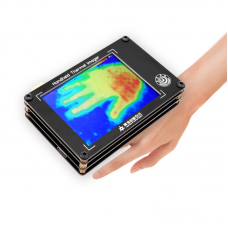 MLX90640 3 4 Inch LCD Handheld Digital Infrared Thermal Imager Infrared Temperature Sensors Detection Tool   Battery