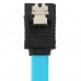 7 Pin SATA 3 0 Female to 7 Pin SATA 3 0 Female HDD Data Cable  Length  50cm  Blue
