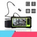 B315 5M 4 3 Inch LCD Display Screen 1080P Handheld Borescope Industrial 8mm Dual Camera Borescope with 6 LEDs