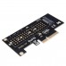 JEYI NVMe M 2 M Key to PCI  E 3 0 X4 Adapter Card NVMe Converter Card PCI  E Expansion Card