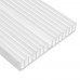 5pcs 100x60x10mm Short Toothed Aluminum Alloy Heat Sink Radiator