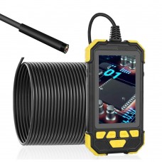 8mm 1080P HD Lens Borescope Camera 4 3 Inch IPS Industrial Ultra  Clear Pipeline with Screen Automotive Professional Industrial Borescope Waterproof Hard Wire
