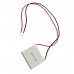 LDTR  WG0227 TEC1  12706 40x40mm Thermoelectric Cooler Peltier Refrigeration Plate Module  12V 60W  White