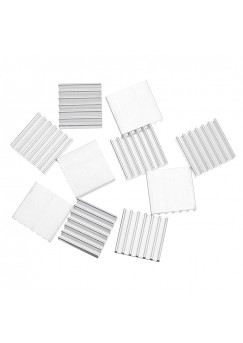 100Pcs 14x14x4mm Aluminum Radiator Chip Heat Sink