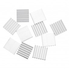 50Pcs 14x14x4mm Aluminum Radiator Chip Heat Sink